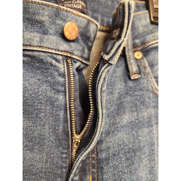 J.‎ Crew Curvy Classic Straight Jeans Womens Size 34-(Fits 36x28) Ankle Crop - Picture 3 of 8